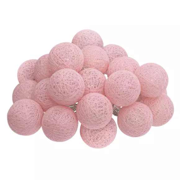 Guirlande lumineuse Bobina Rose 20 boules 2