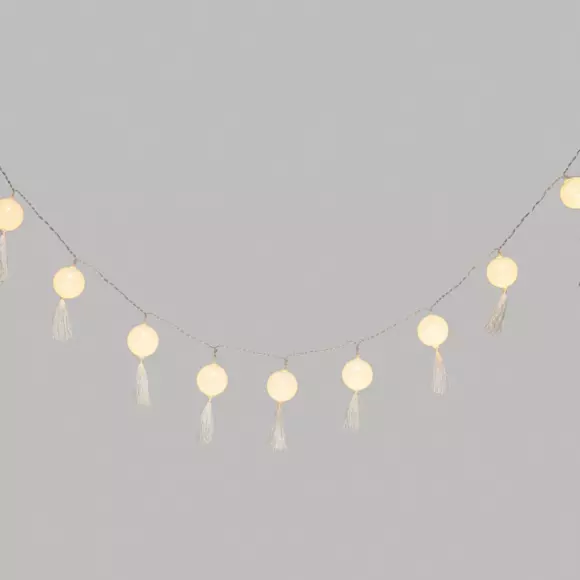 Guirlanda Pompons Blanco 3