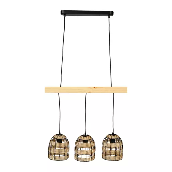 Suspension bambou Domo Beige naturel 2