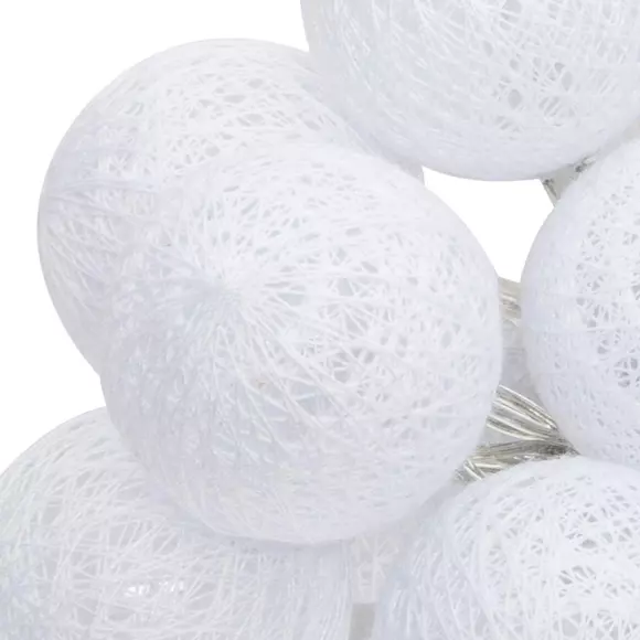 Guirlande Maribel Blanche 16 boules 3