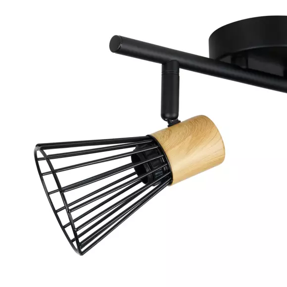 Riel de luz 2 tonos Filaire Negro 2