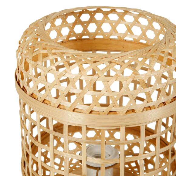 Lámpara de mesa de bambú natural Kimo 2