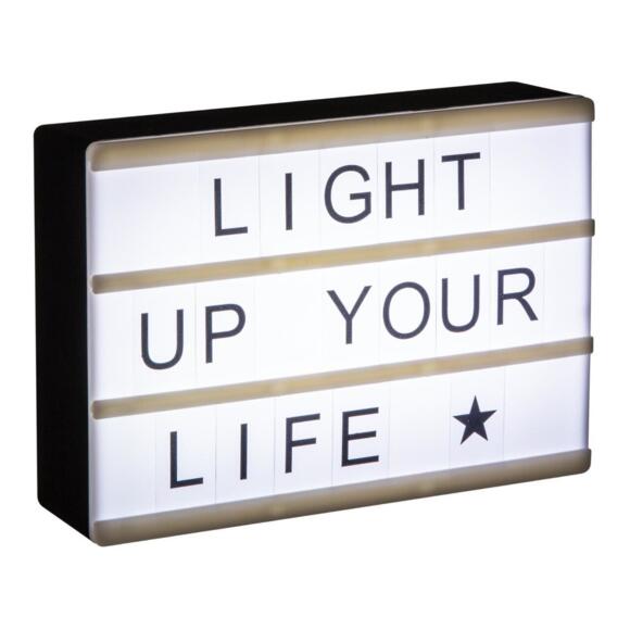 Caja de luz con letras Light Blanco 2
