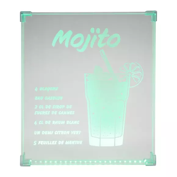 Enseigne lumineuse néon Mojito Vert USB 2
