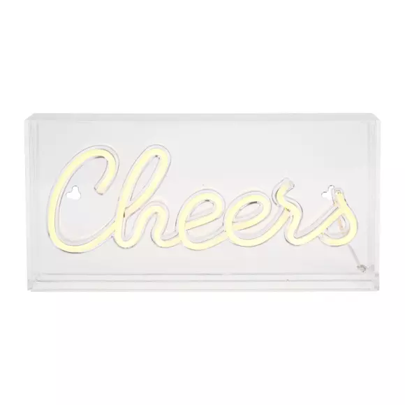 Panel luminoso neón Cheers Blanco USB 2