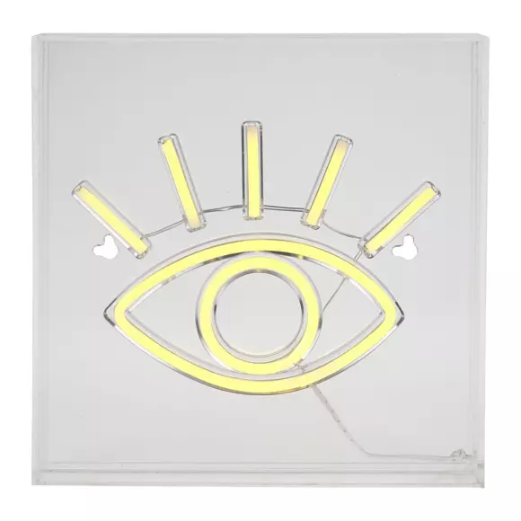 Enseigne lumineuse néon ?il Jaune USB 2