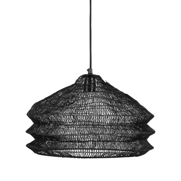 Lámpara de techo metal Salerne Negro 2