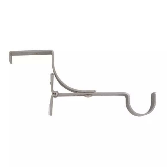 Stangenhalterung für Rollladenkasten (L135 / D28 mm) mattes Silber