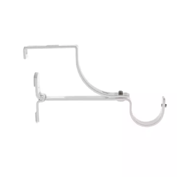 Support à tringle pour caisson de volet roulant (L135 / D28 mm) Blanc satiné 2