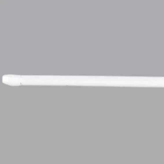 Kit de 2 barras extensibles ovaladas (40 a 60 cm) Blanco 2