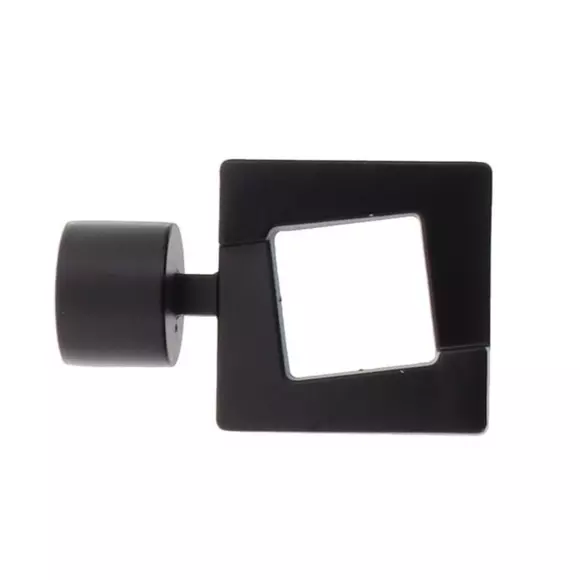 Juego de 2 conteras para barra (D28 mm) Upper east side Negro mate 2