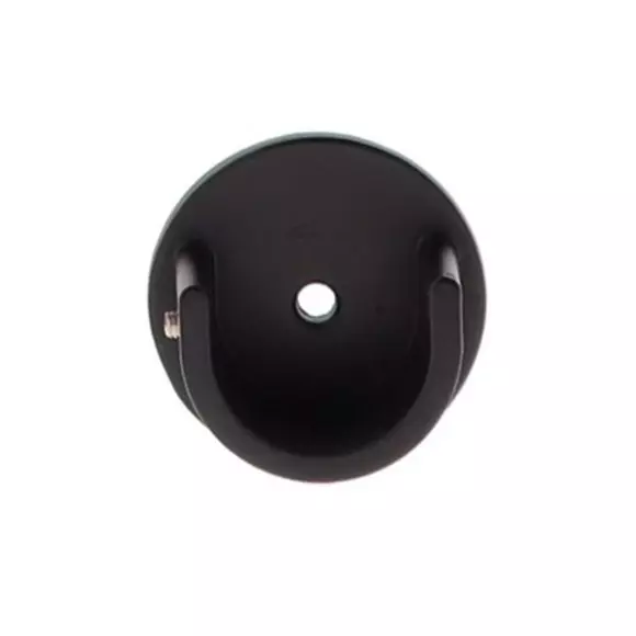 Lot de 2 naissances tringle rideau (D28 mm) Lino Noir mat 2