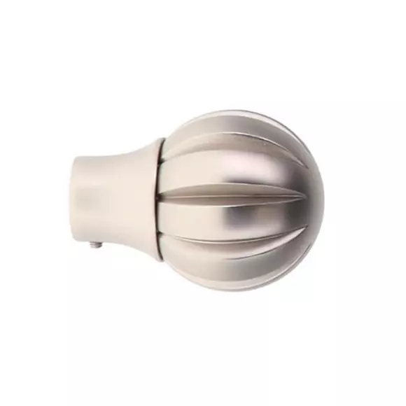 Lot de 2 embouts tringle (D20 mm) Jim Touch of zen Argent 2