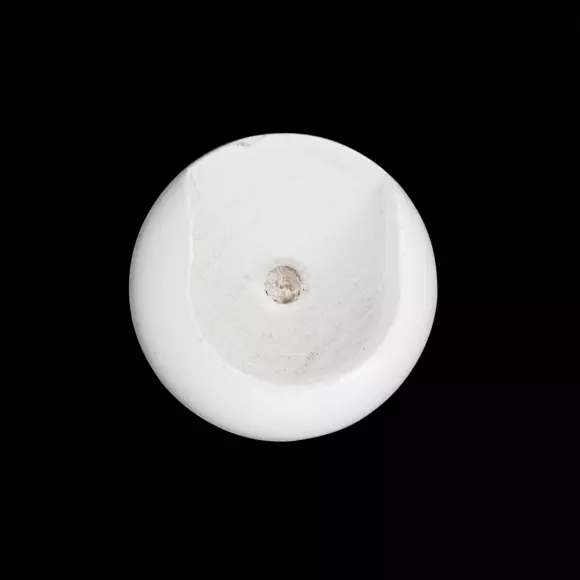 Lot de 2 supports pour tringle bois (L45 / D28 mm) Blanc 127