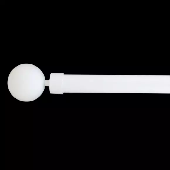 Kit de barra extensible (L120 - L210 cm / D28 mm) Gaïa Blanco 2