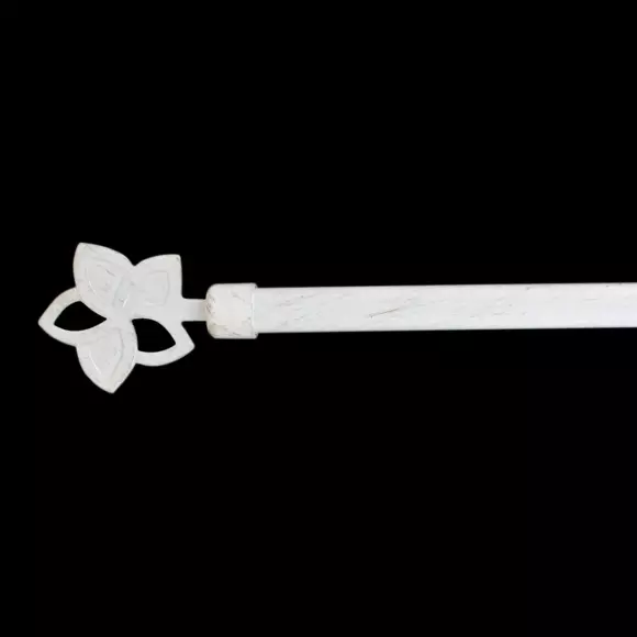 Kit de barra extensible (L120 - L210 cm / D16 mm) Male Blanco 2