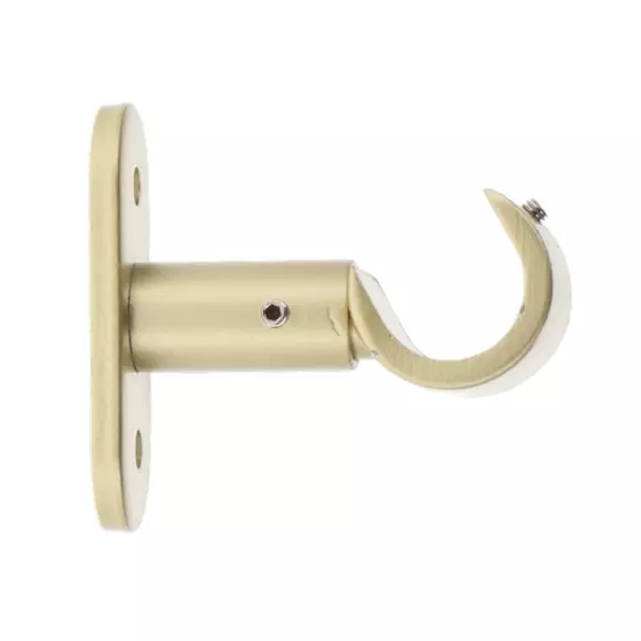 Juego de 2 soportes para barras fijas (L50 / D20 mm) Jim gouttière Oro 2