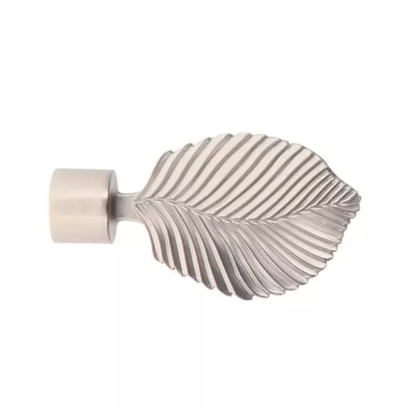 Lot de 2 embouts tringle (D20 mm) Jim Exotica Argent 2