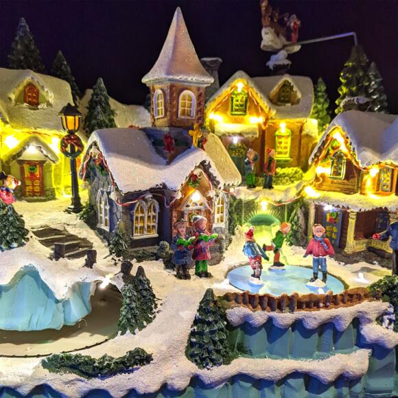 Villaggio di Natale luminoso e musicale Enneigé 2
