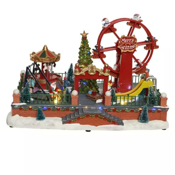 Pueblo de Navidad luminoso y musical Parque de atracciones 2