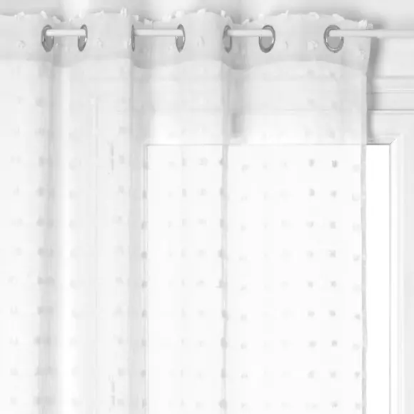 Voilage (140 x 240 cm) Lily Blanc 2
