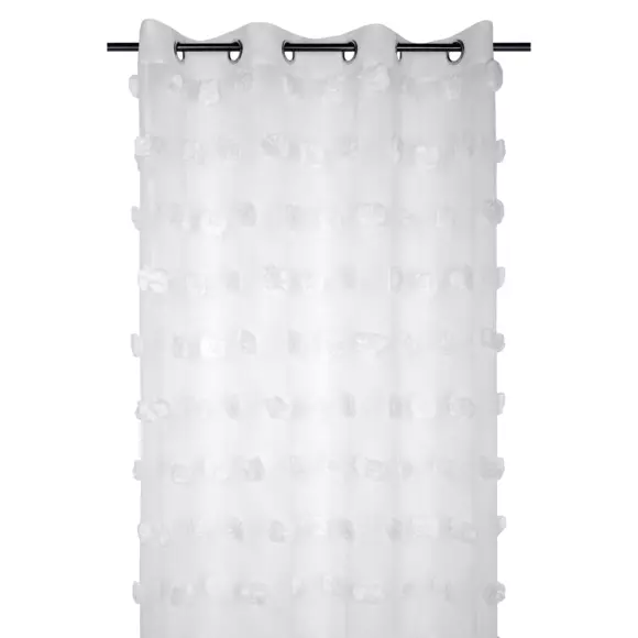 Visillo (140 x 260 cm) Pompinou Blanco 3