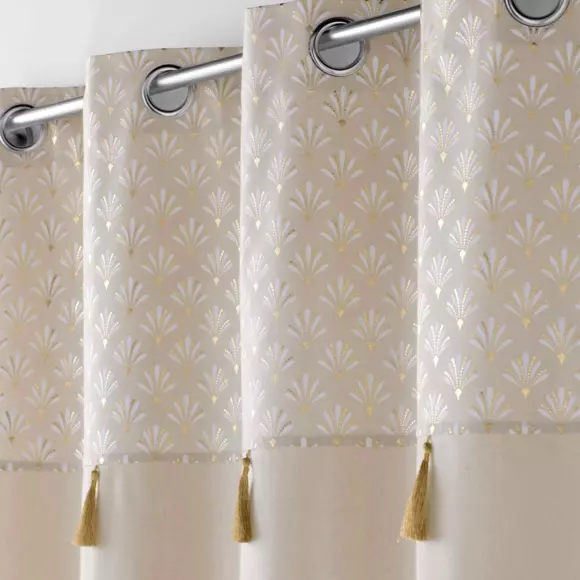 Rideau coton (140 x 240 cm) Rafina Beige 2