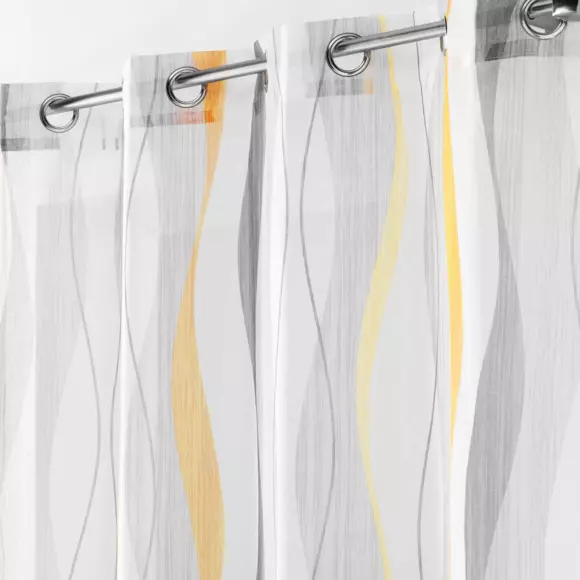 Visillo (140 x 240 cm) Ondulys Blanco 2