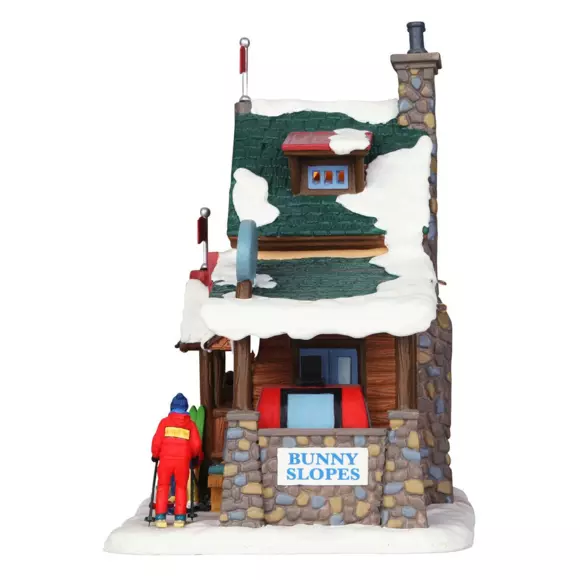 Village de Noël Lemax à piles lumineux Ecole de ski 3
