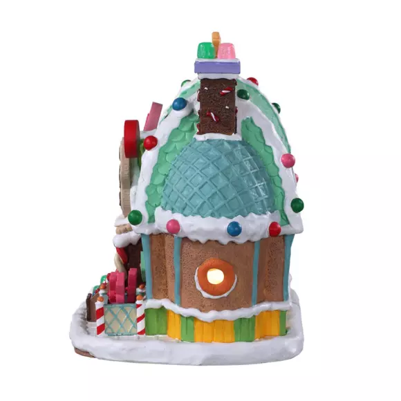Village de Noël Lemax à piles lumineux Boutique de confiserie 3