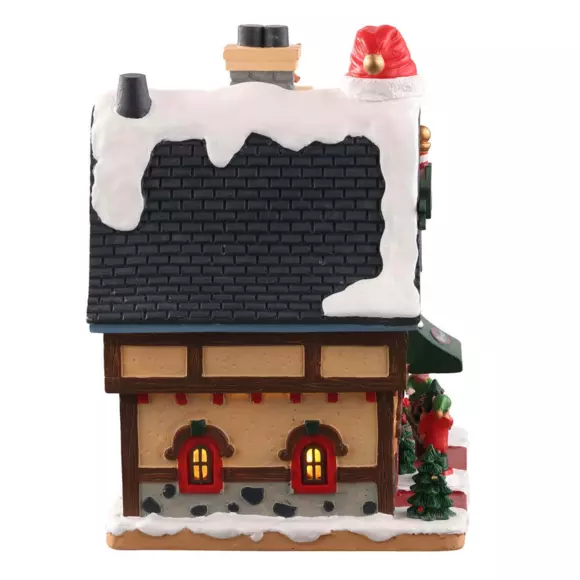Village de Noël Lemax à piles lumineux Pépinière du Pôle Nord 3
