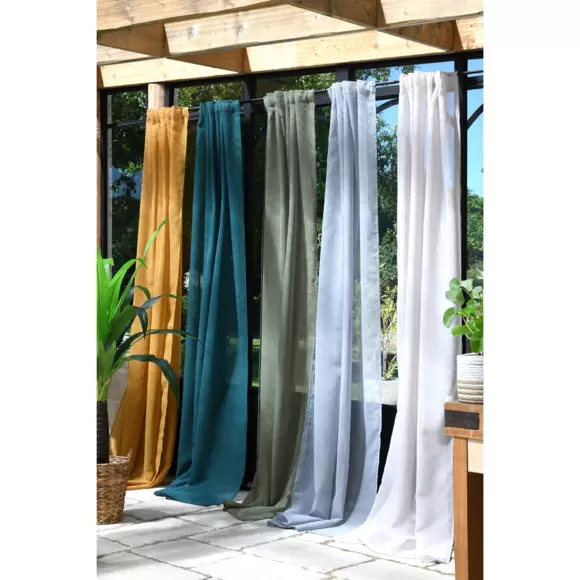 Voilage galon fronceur (140 x 260 cm) Derby Vert kaki 2
