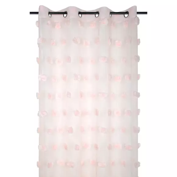 Visillo (140 x 260 cm) Pompinou Rosa palo 2