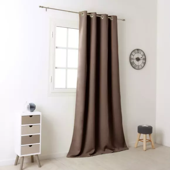 Rideau occultant (135 x H250 cm) Notte Taupe 3