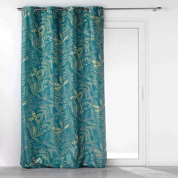 Cortina  semi-opaca(140 x 260 cm) Belflor Verde esmeralda 3