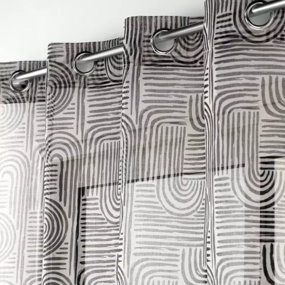Voilage (140 x 240 cm) Pandore Noir