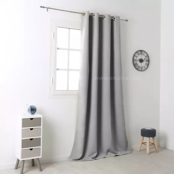 Cortina opaca(135 x alto 250 cm) Notte Gris 3