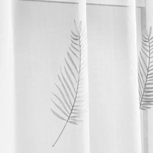 Voilage (140 x 240 cm) Palmeor Argent 2