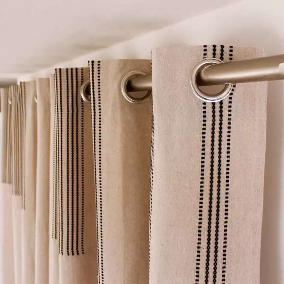 Rideau coton recyclé (140 x 240 cm) Linea Ecru 2