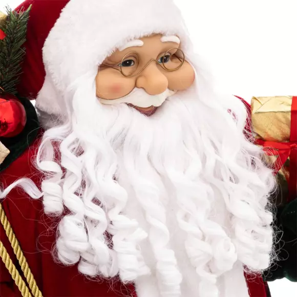 Papá Noel Terciopelo Alto 124 cm 2