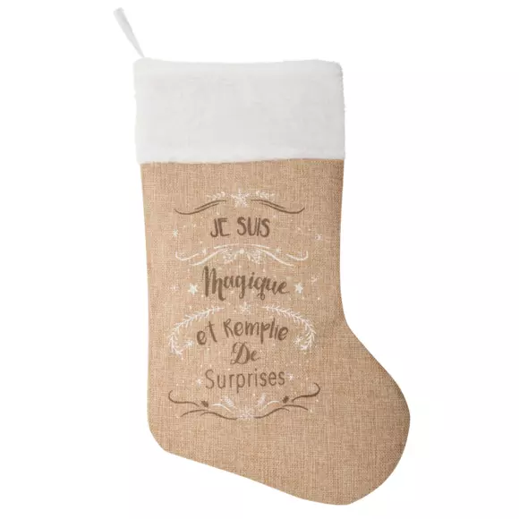 Calcetín de Navidad Yute Mágica 3