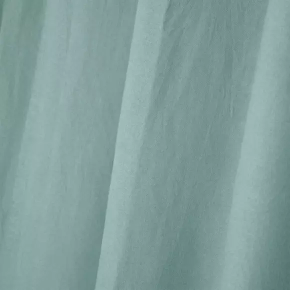Rideau coton (135 x 240 cm) Duo Vert jade