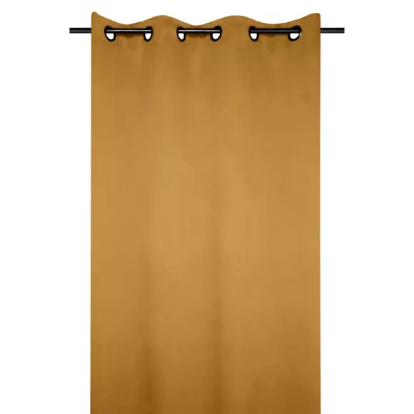 Rideau occultant (135 x H180 cm) Notte Marron camel 3