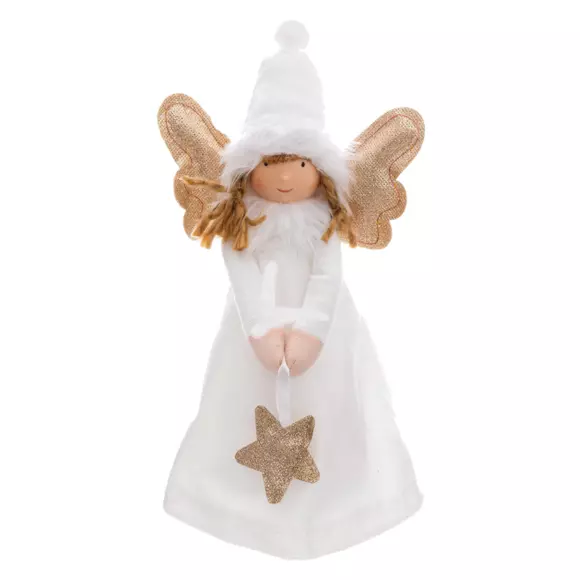 Ange de Noël Ailes LED H28 cm 2