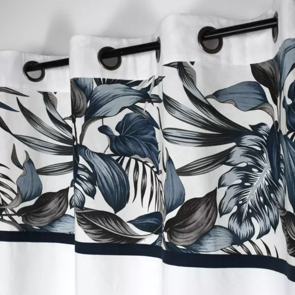 Rideau coton (140 x 260 cm) Paraiso Bleu 3