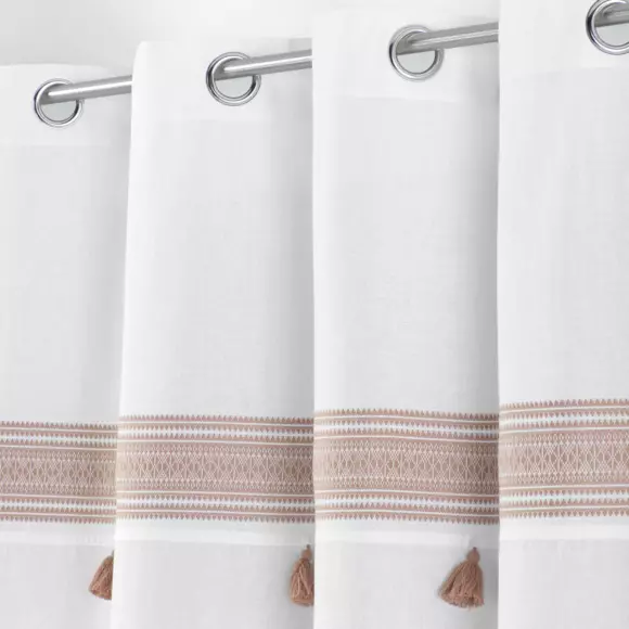 Rideau coton (140 x 240 cm) Amaya Rose 2