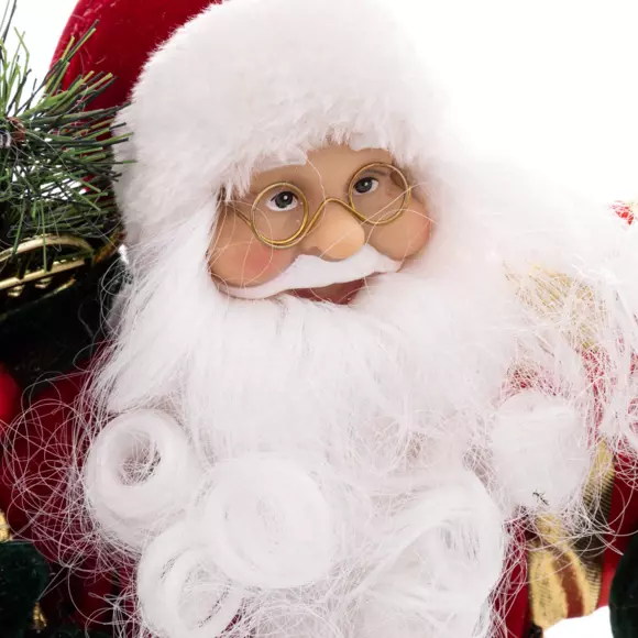 Papá Noel Terciopelo Alto 30 cm 2
