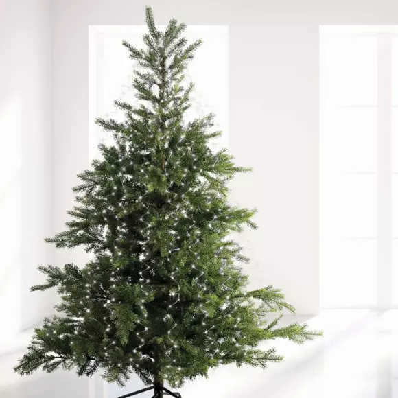 Kerstboomgordijn Flashing light Micro led H2,40 m Koud wit 832 LED 3