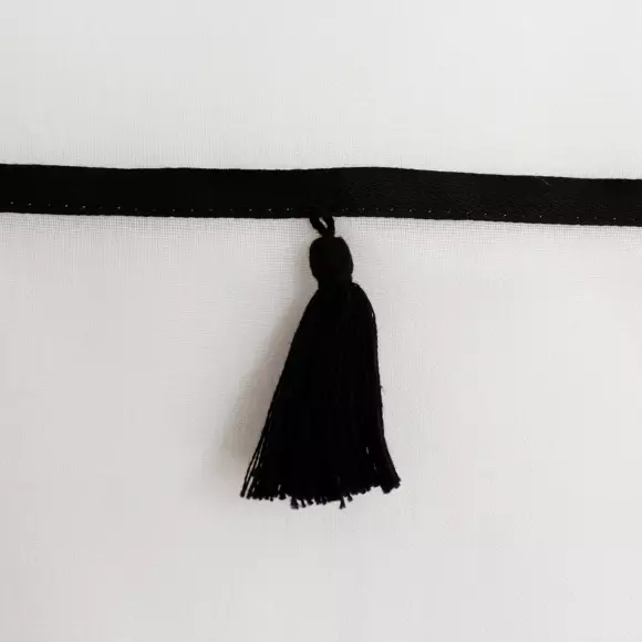 Visillo (140 x 240 cm) Linea Negro 2