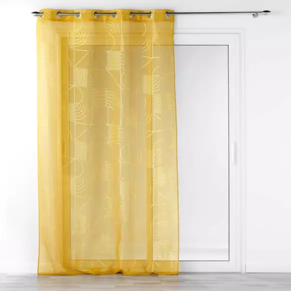 Visillo (140 x 280 cm) Lineor Amarillo 3